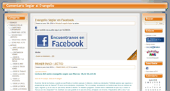 Desktop Screenshot of evangelioseglar.laiconet.es